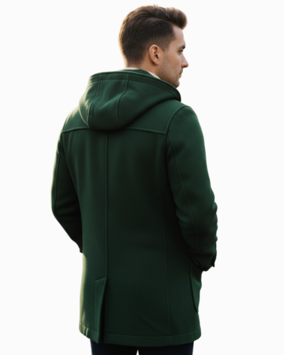 Men’s hooded duffle coat