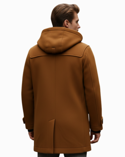 Men’s hooded duffle coat