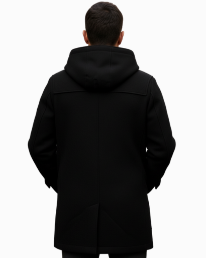 Men’s hooded duffle coat