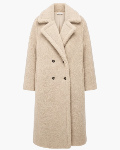 Long faux fur coat – soft elegance & winter warmth