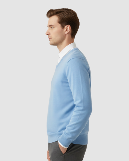 Men's Sweater - V-neck - Classic & Comfortable
