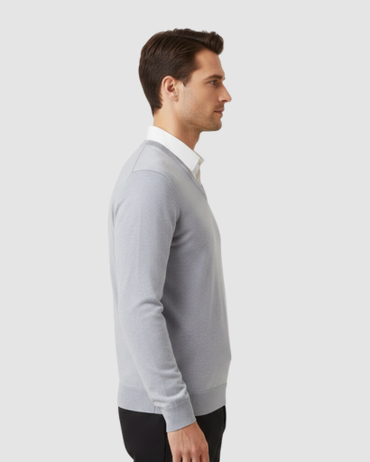Men's Sweater - V-neck - Classic & Comfortable