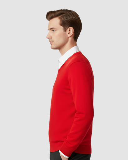 Men's Sweater - V-neck - Classic & Comfortable
