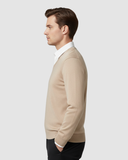 Men's Sweater - V-neck - Classic & Comfortable