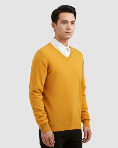 Men's Sweater - V-neck - Classic & Comfortable