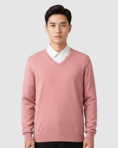 Men's Sweater - V-neck - Classic & Comfortable