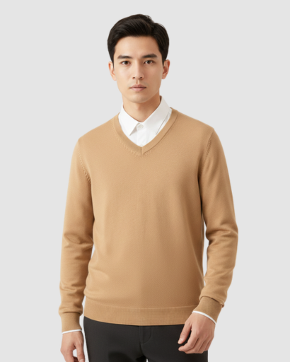 Men's Sweater - V-neck - Classic & Comfortable
