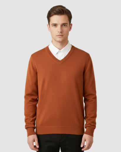 Men's Sweater - V-neck - Classic & Comfortable